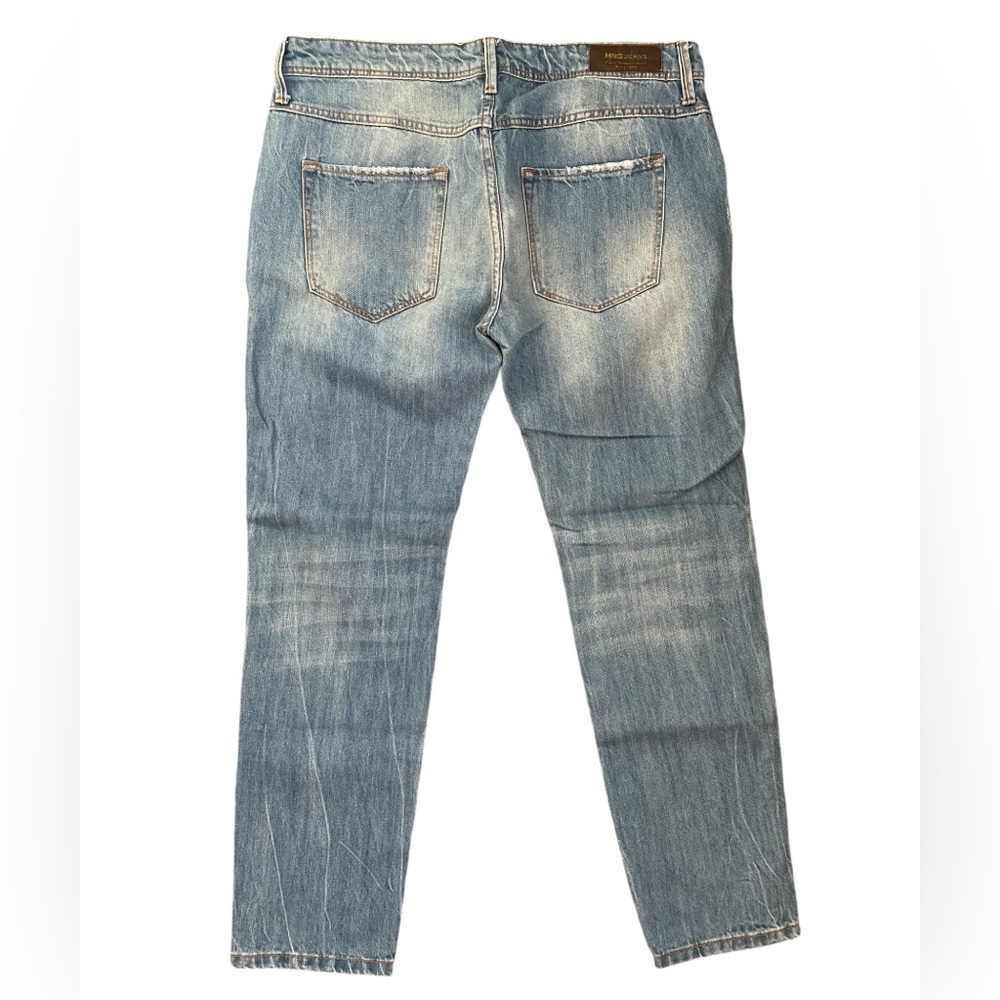 MNG Ripped Low Rise Ankle Jeans - Size 6 - Picture 2 of 4